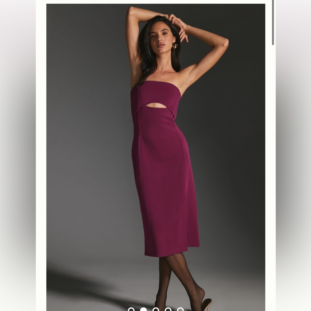 Maeve Ribbed Cutout Dress